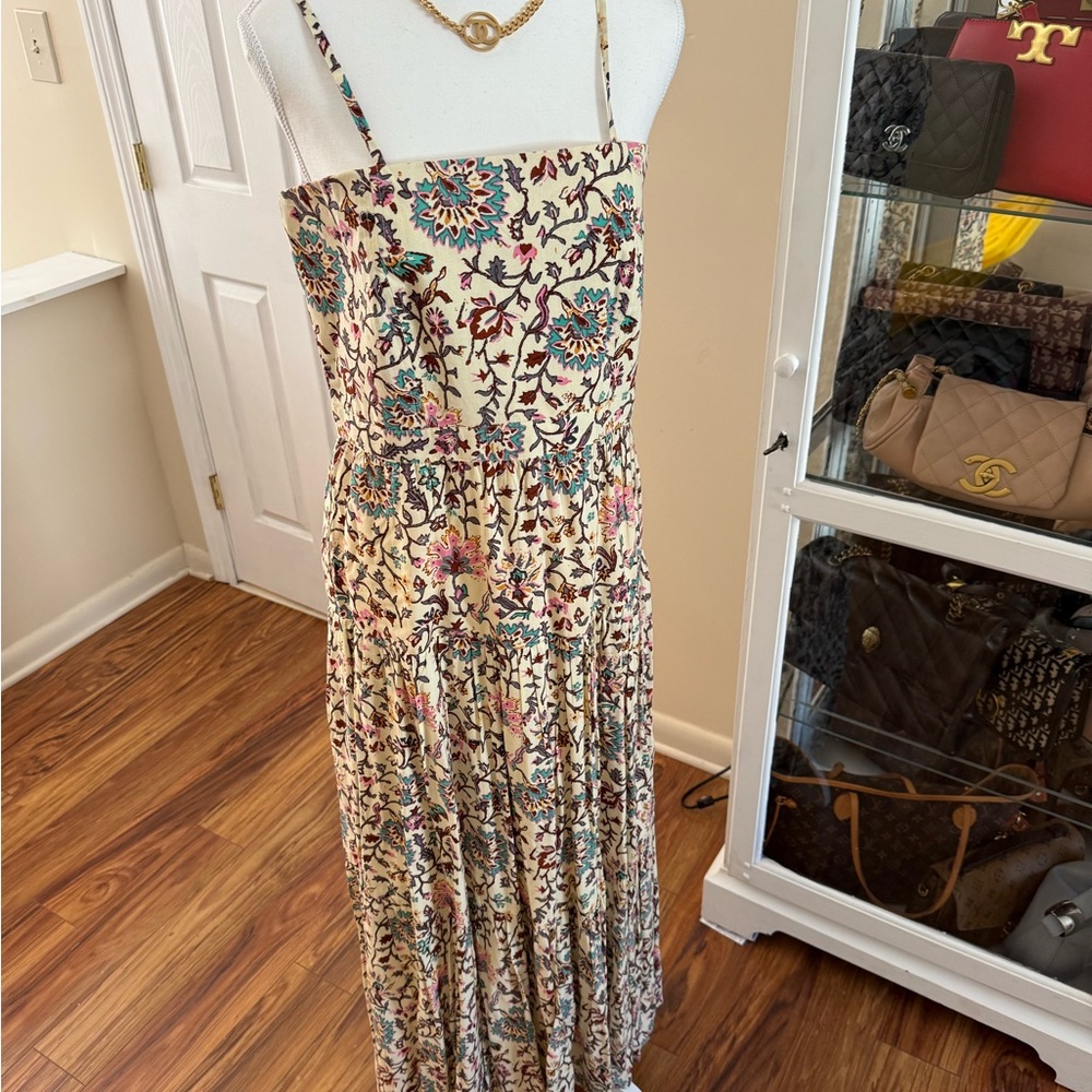 RAGA Cream and Teal Floral Blouse - Picture 7 of 7